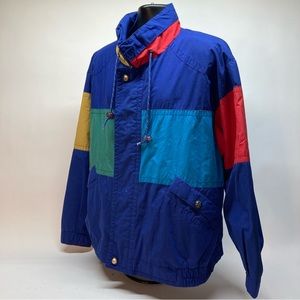 Vintage London Fog Colorful Windbreaker Size XL